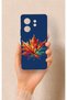 Infinix Zero 30 Compatible Colorful Leaf Pattern Silicone Case