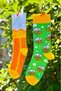 Unisex Left and Right Suds Beer Patterned Socks