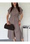 Hakim Collar Tencel Shirt Dress - 3