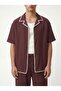 Stitched Detailed Shirt Shorts Set - 4