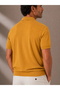 Half-Zip Premium Polo Collar Knitwear T-Shirt - Cotton & Tencel - 6