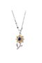 45cm Vintage Elegant Sunflower Pendant Necklace for Women Fashion Aesthetic Flowers Clavicle Chain C - 6