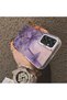 Samsung Galaxy A24 Compatible Silicone Edge Hard Back Case Couple Phone Case Butterfly Pattern - 4