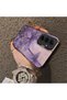 Samsung Galaxy A55 Compatible Silicone Edge Hard Back Case Couple Phone Case Butterfly Pattern - 4