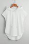 Women's Hooded Sleeveless Basic T-Shirt – 100% Cotton Single Jersey Fabric Comfortable Fit Summer Blouse - 2