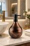 Celina Glass Liquid Soap Dispenser | |   Black Coffee | |   Modern Luxury Bathroom Accessory Decorative Liquid Soap Dispenser Soap Dispenser Countertop Sink for Bathroom & Kitchen | |   Black Pumped | |   Dishwashing Detergent Hand Soap - 5