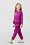 Girl's Embroidered Purple Long Sleeve Tracksuit Set Us2703-C-V1 - 6