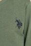 Boy's Pajama Set Printed Green Long Sleeve Pajama Set Us2647-C-V2 - 6
