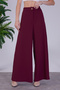 Nills Crepe Fabric Elastic Waist Comfortable Fit Women's Trousers Nills00004 - 4