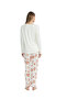 17106 Women's Tile Long Sleeve Pajama Set - 2