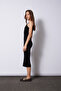 Women's Knitwear Dress Black - 3