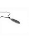 Unisex Necklace with Chrome Feather Figure - Adjustable Freedom-Themed Authentic Jewelry with Oiled Cotton Cord - 3