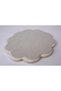 Orange Embossed Tile Patterned Ceramic Trivet Heat Resistant Pot Pan and Teapot Mat Non-Slip Cork Base 17 cm - 6