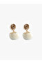 Textured Dangle Seashell Earrings