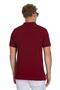 Burgundy Regular Fit 100% Cotton Polo Collar T-Shirt - 5