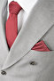 Gray Regular Fit Striped Double-Breasted Suit - 2