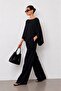 Flowy Viscose Asymmetrical Relaxed Fit Poncho - 4