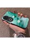 Vivo V50 Compatible Silicone Edge Hard Back Case Couple Phone Case with Floral Pattern - 2