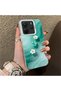 Redmi Note 14 Compatible Silicone Edge Hard Back Case Couple Phone Case with Floral Pattern - 3