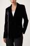 Black Jacket with Pocket and Collar Detail - 2