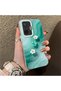 Poco F7 5g Compatible Silicone Edge Hard Back Case Couple Phone Case with Floral Pattern - 3