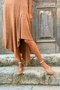 Bronze Ankle Strap, Wicker Sole, Elegant Cut, Cotton Knitted Women's Espadrille - 2