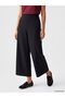 Lcwaikiki Classic Black Elastic Waist Wide Leg Women's Trousers - 2