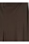 Lcw Vision Brown Modal Mixed Wide Leg Women's Trousers - 7