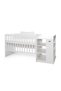 Multifunctional modular cot, 5 different configurations, 190 x 72 cm, Multi, White - 3
