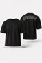Shark+ Oversized Men's Short Sleeve T-Shirt – Relaxed Fit, Soft-Textured Sports Gym Top - 3