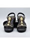 (Florin) Light Comfortable Sole Daily Women's Sandals Black - 4