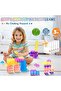 Jelly Building Blocks 60 PCS Soft Transparent Construction Toy | STEM Educational Building Set | Sensory Learning Blocks | Ages 3+ - 3