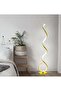 Modern Gold Twisted Floor Lamp for Living Room - 5