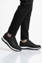 Black Genuine Leather Men's Casual Shoes