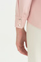 Classic Shirt with Hidden Placket - Powder - 3