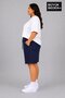 Süperlife Large Size Women's Lace-Up Shorts Spr26Bsrk592 - 2