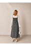 Smoked Long Strap Denim Jeans Gilet Dress - 3
