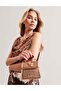 Rose Detail Mini Metallic Top Handle Bag - 2