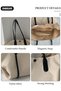 Tote Bag Large-capacity Handbag Fashionable Quilted Shoulder Bag For Women Large Capacity Bucket Bag Travel Messenger - 2