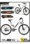 Electric Bike 650W Motor, 36V 15.6Ah Removable Battery, 40KM/H Top Speed