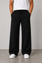 Double Black Grey Relaxed Fit Track Pants - Ideal Set for Sporty and Stylish Outfits - 6