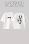 Eminem_61 Design Printed Unisex Oversize White Tshirt