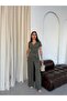 Women's Buckled Double-Breasted Top and Striped Modal Pants Set - 4