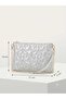 Set of 2 Women's Star Patterned Portfolio Bags with Chain Strap and Wrist Handle, Stylish Bag - 8