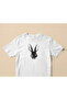 Dark Rabbit Oversize Unisex White T-Shirt
