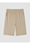 Lcwaikiki Classic Beige Regular Fit Men's Shorts - 4
