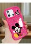 Poco C55 Compatible Case Camera Protector Red Silicone Couple Phone Case Cute Pattern