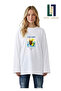 Wide Sleeve Oversize Long Sleeve Tshirt 100% Cotton Printed Summer Wear