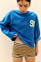 91 baskılı relaxed sweatshirt