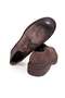 Brown Lace-Up Genuine Leather Suede Men's Shoes - 2